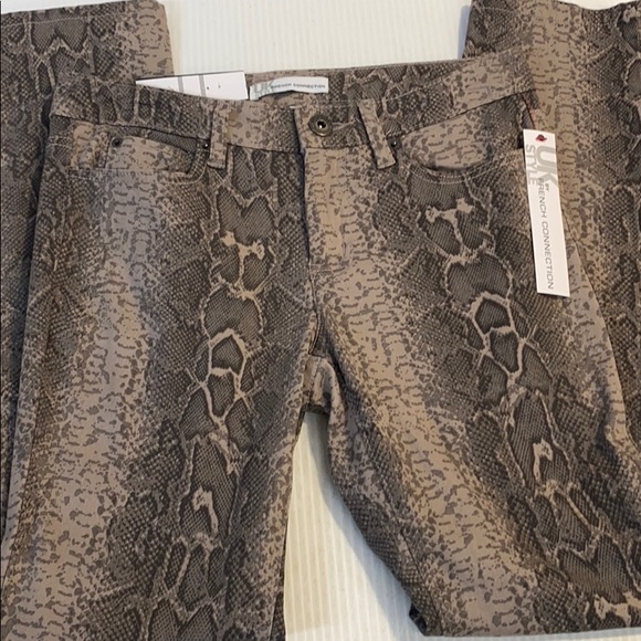 French Connection Pants - New French Connection Python Chic Skinny pants